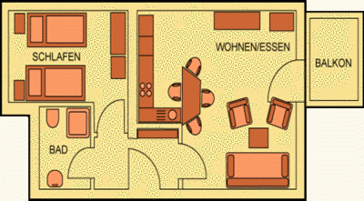 Wohnung 3.3 Grundriss